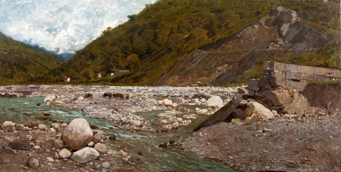 Il torrente - Galleria d’Arte Moderna Paolo e Adele Giannoni, Novara